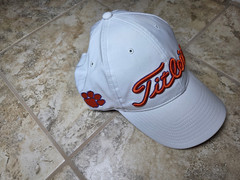 Clemson Tigers Titleist Golf Hat Cap 47 Brand White Orange Embroidery Mens OSFM