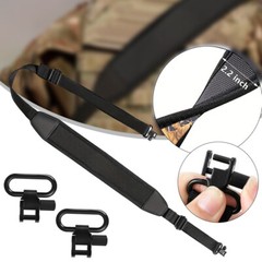 14-45in Adjustable Tactical Two Point Rifle Gun Sling with Shoulder Padded Strap