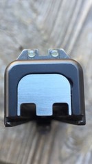 Custom STAINLESS STEEL Glock Gen 1-5 Billet Backplate, Slide Plate CNC Machined