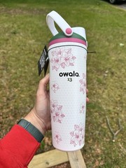 Owala 13 Special Edition Floral Pattern Water Bottle Azalea new 30oz