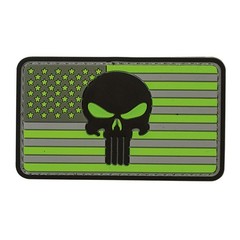 Voodoo Tactical 07-0813000000 Rubber Punisher Flag Patch