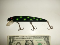 Vintage 6″ Grandma Bait Musky Muskie Crankbait Lure – Used
