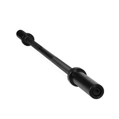 CAP Barbell Solid Steel Olympic Weight Bar, 7 Ft., Black (Fits 2-Inch Weight Pla