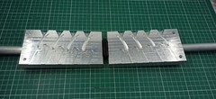 CNC machined goofy jig aluminum fishing mold