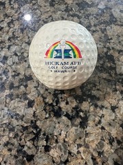 LOGO GOLF BALL-(1 BALL) RARE VINTAGE HICKMAN AFB GOLF COURSE-HAWAII-PGA BALL ‼️