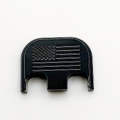 Slide/Upper Cover Back Plate Compatible with Glock Gen 1-5 American Flag CNC