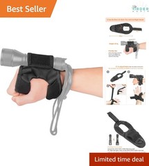 Diving Flashlight Glove Waterproof Adjustable Wrist Strap for Scuba Dive Lights