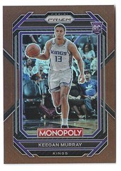 2022-23 Prizm Monopoly Keegan Murray Brown /249 Rookie RC