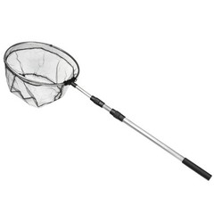 Floating Fishing Net Folding Round 6.2ft Telescopic Landing Pole Handle