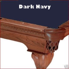 9′ Dark Navy Blue ProLine Classic TEFLON Billiard Pool Table Cloth Felt