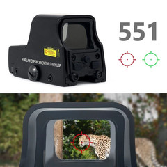 Red Green Dot Reflex Sight Scope 551 Series Tactical Holographic Optic 20mm Rail