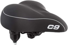 Cloud 9 Black Bicycle Cruiser Anatomic Gel Suspension Saddle 49525