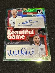 2025-26 Panini Donruss Harry Kane Kyle Walker Beautiful Game Auto Dragon SP /25