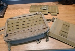 WYNEX Tactical Molle Admin Pouch, Double Layer, 9.5″x7.5″x3.2″, 1000D Nylon