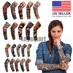 20PCS Tattoo Cooling Arm Sleeves Cover Unisex Sports Outdoor UV Sun Protection