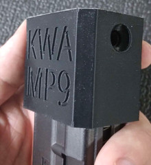 Airsoft KWA MP9 Speedloader Adapter (Black)