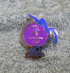 #P17. SYDNEY 2000 OLYMPIC COUNTDOWN PIN – 60 DAYS TO GO, COLOURED