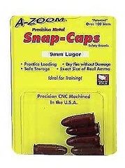 A-Zoom Pistol Precision Metal Snap Caps 9mm Luger Pack of 5 15116
