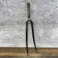 Vintage Campagnolo 700c Road Bike Fork 1 In Threaded Green Steel 6.5
