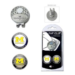 University of Michigan Wolverines GOLF Hat Clip 2 Ball Markers