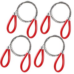 4 Pcs PVC Cable Saw Stainless Steel Cable Saw Metal Wire Saws Cutter Rope Saw…