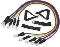 SPRI Resistance Band Kit – Green, Yellow, Red, Blue, Purple