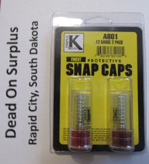 12GA 12 GA GAUGE Snap Caps 2PK TRIPLE K SPRING LOADED PRIMER BRASS PLASTIC