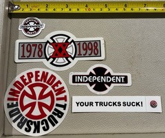 Rare Vintage 90’S Independent Truck Company Skateboard Sticker Lot