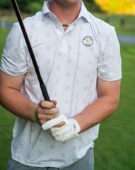 Royal Palm Apparel ‘Logo Man’ Golf polo – FREE Magnetic Golf Towel & Markers