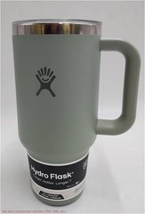 Hydro Flask 32 fl oz Travel Tumbler Clear Lid – Agave READ DESCRIPTION NO STRAW