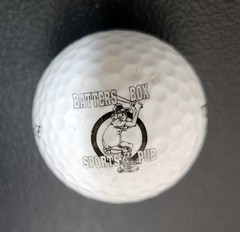 VTG RARE Logo Golf Ball Batters Box Sports Pub Summit Hill, PA Top-Flite Hot XL