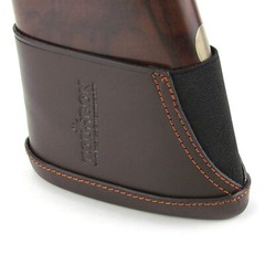 TOURBON ButtStock Holder Slip on Recoil Pad Shotgun Rifle Real Leather Gun Small