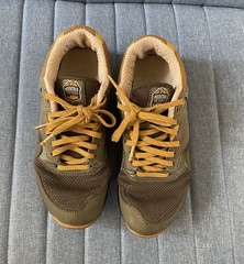 Lems Trailhead Women’s Hiking Shoes US 7.5 Medium Green/Brown/Tan Pre-Owned
