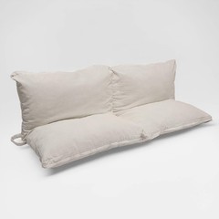 PM&J Home Corduroy Lounge Mat Cream: Machine Washable Cover Kids’ Lounge Pad