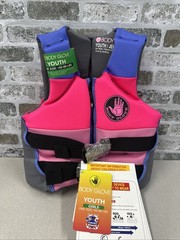 Body Glove Youth Girls PFD Coast Guard Approved Life Jacket, Pink