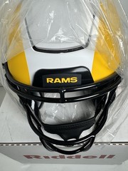 Riddell Los Angeles Rams Speed Flex Full Face Football Helmet Size 05 White
