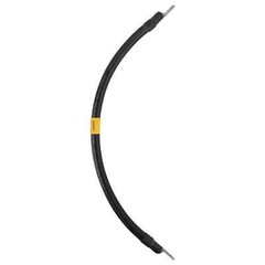1/0 Black Battery Interconnect Cable 18″ with 3/8″ Lugs ASSEMBLED IN USA