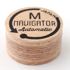 Navigator Automatic Japan Brown 10 Layer Pigskin Leather Pool Cue Stick Tip – M