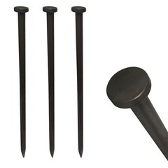 Heavy Duty Single Head 1×36 Steel Stakes Canopy Tents Inflatables Anchor 4 Pack