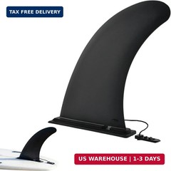 9″ Sup Fin Replacement – Stand Up 7 inches (width) x 9 (depth), Black