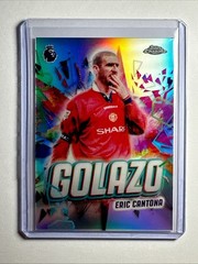 2026 Topps Chrome Premier League RARE Golazo REFRACTOR GZ-7 Eric Cantona, Man U