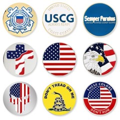 PinMart’s Officially Licensed United States Coast Guard Pack of 9 Golf Ball