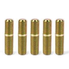 5 Pack Screw-In Trailer Wheel Studs 1/2″-20 x 2″, Lug Bolts for Hubs 03372