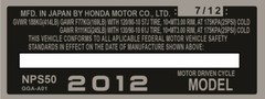 Ruckus Vin Label Replacement Scooter Decal Vinyl Car Laptop Bumper Sticker