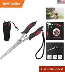Corrosion Resistant Fishing Pliers – One-Hand Operation Tool for Serious Anglers