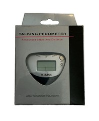 Talking Pedometer Announces Steps Distance Melodies Great For Walking & Jogging