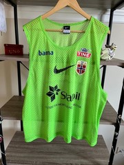 Norway Football Shirt Training Vest Mesh Nike Soccer 2015/2016 size L / XL