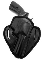 Right Hand Black Leather Open Top Belt Holster for ROCK ISLAND M200 .38 4″