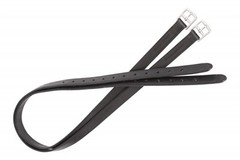 Childrens Length Black English Saddle 48″ Kids Stirrup Leathers for Stirrups
