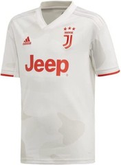 Adidas Juventus Beige Red Jeep 19-20 Away Jersey Youth Kid Size
